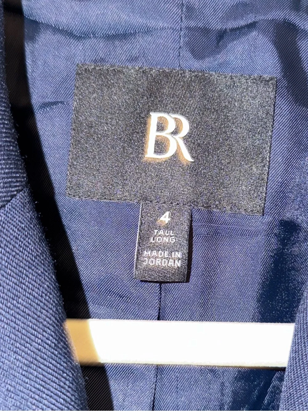 Banana Republic Navy Gold Wool Blend Captains Blazer Coastal Nautical Preppy 4 T - Picture 6 of 9
